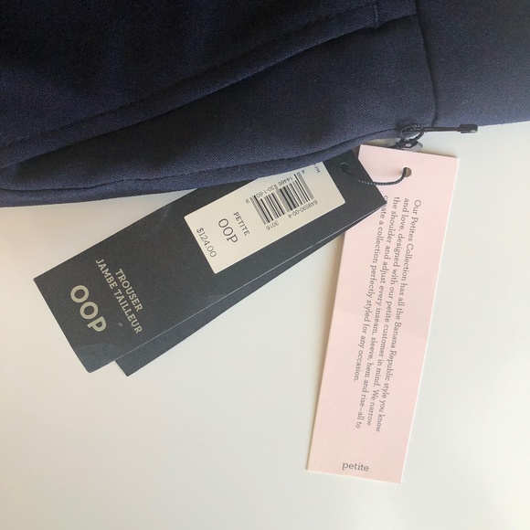 NWT Banana Republic Navy Martin Fit Trousers - Picture 6 of 8